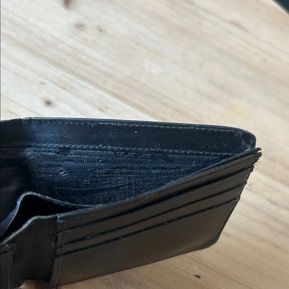 Salvatore Ferragamo Vintage Black Soft Leather Bifold Wallet